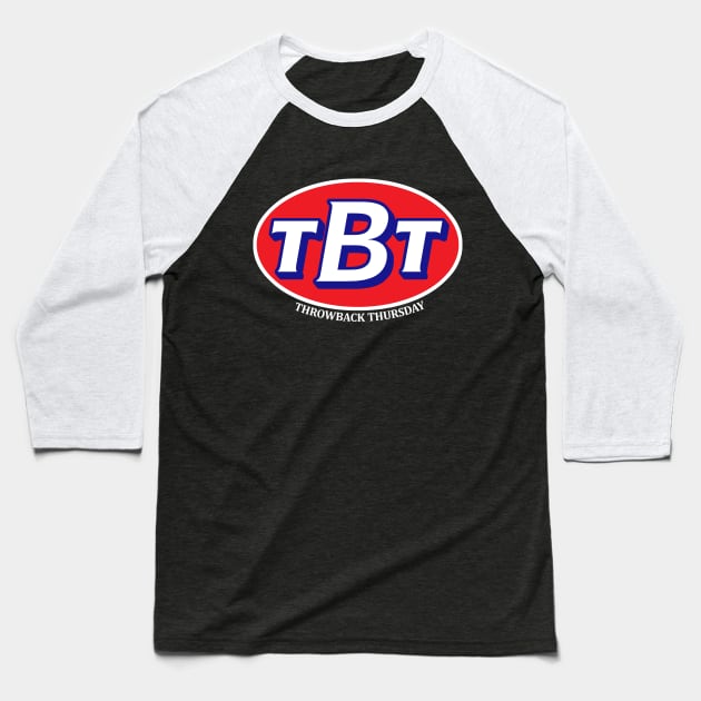 Throwback Thursday TBT (labeled variant) Baseball T-Shirt by GloopTrekker